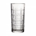 Jogo com 6 Copos Altos Square em Cristal 360ml